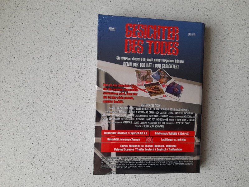 DVD HARTBOX : GESICHTER DES TODES - ungeschnitten