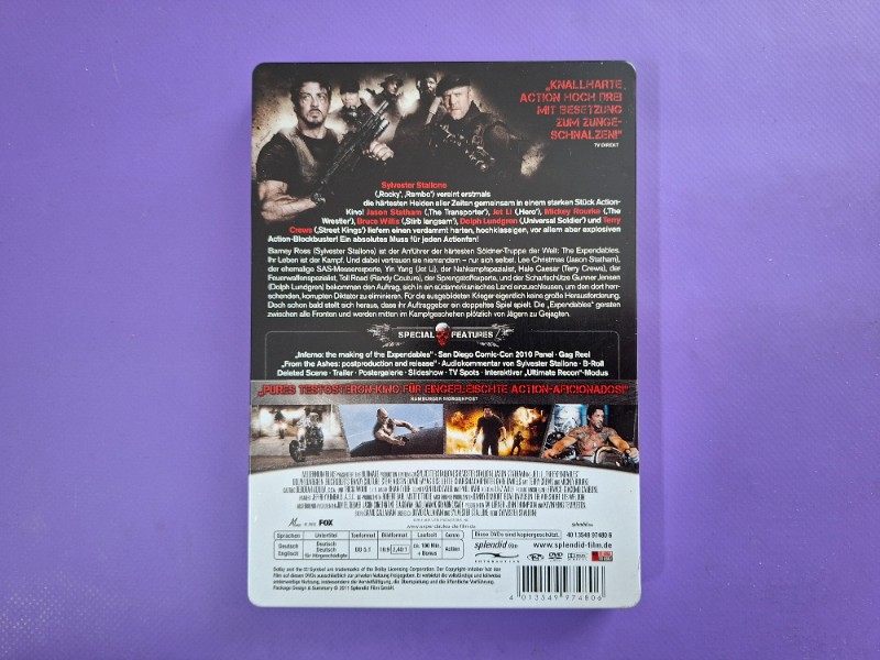 The Expendables Special Edition Steelbook