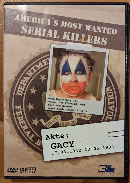 DVD: Americas Most Wanted Serial Killers: GACY