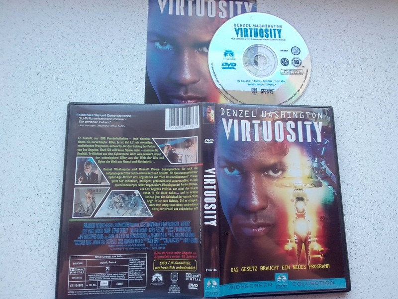 DVD - VIRTUOSITY - DENZEL WASHINGTON