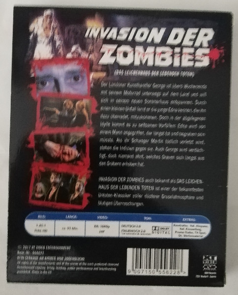 INVASION  DER  ZOMBIES  ( UNCUT )  BLURAY