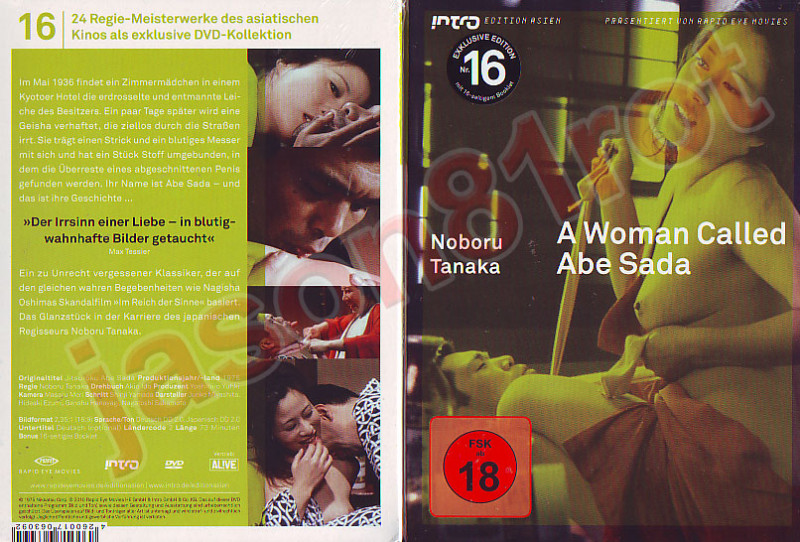A Woman Called Abe Sada / NEU OVP uncut