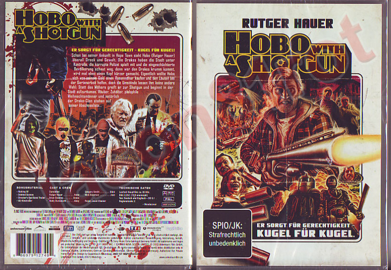 Hobo with a shotgun - Uncut DVD NEU OVP