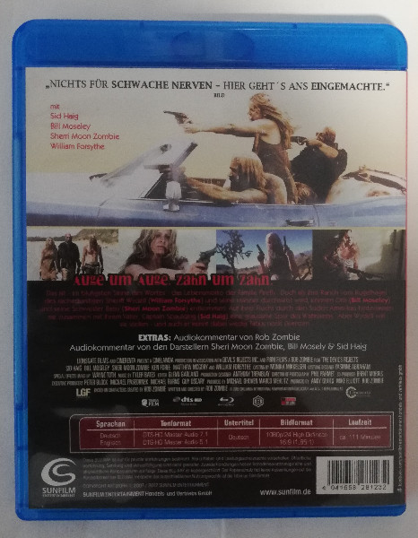THE  DEVIL`S   REJECTS  (  UNCUT  ) BLURAY