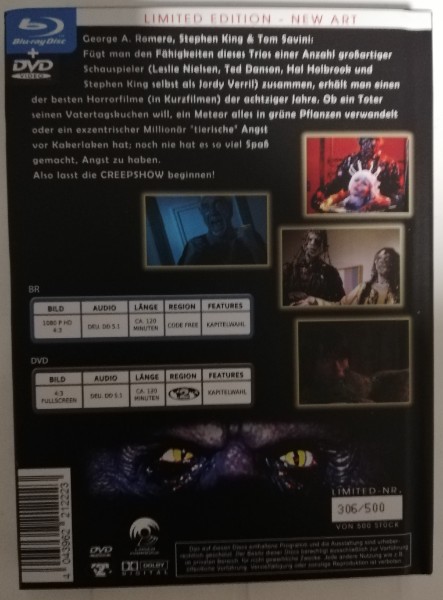 CREEPSHOW    - MEDIABOOK  ( UNCUT )  BLURAY