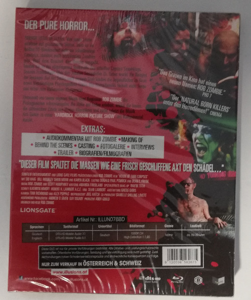 HAUS DER 1000 LEICHEN (UNCUT) NEU IN FOLIE BLURAY