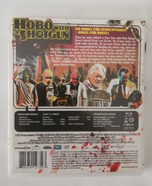 HOBO  WITH  A SHOTGUN    ( UNCUT )  BLURAY