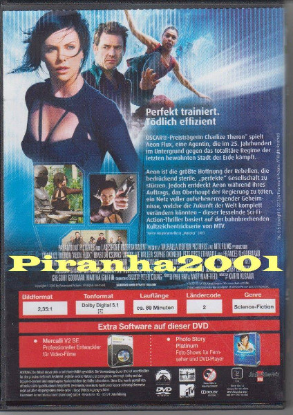 Aeon Flux -Blicke der Zukunft ins Auge -UNCUT- OVP