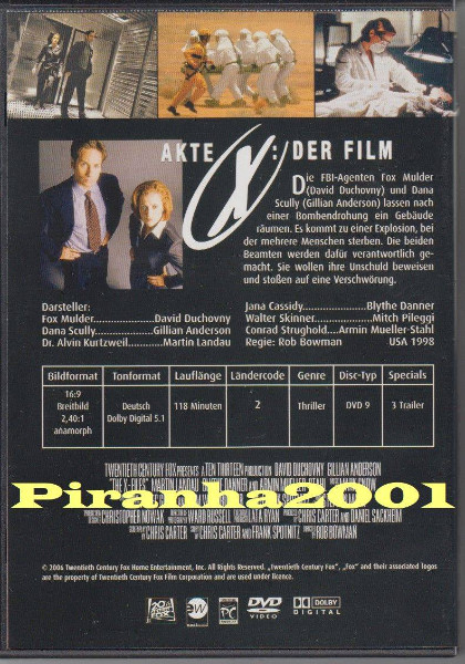 Akte X - Der Film - UNCUT - David Duchovny