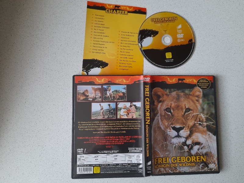 DVD - FREI GEBOREN - K�NIGIN DER WILDNIS ( 1965 )
