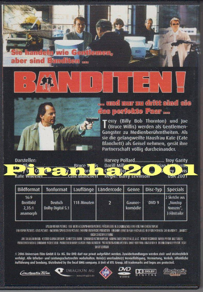 Banditen! - UNCUT - Bruce Willis - Cate Blanchett