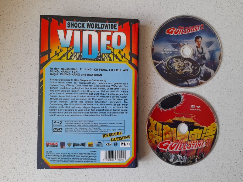 BLU-RAY +DVD-GROSSE-HARTBOX : FLYING GUILLOTINE II