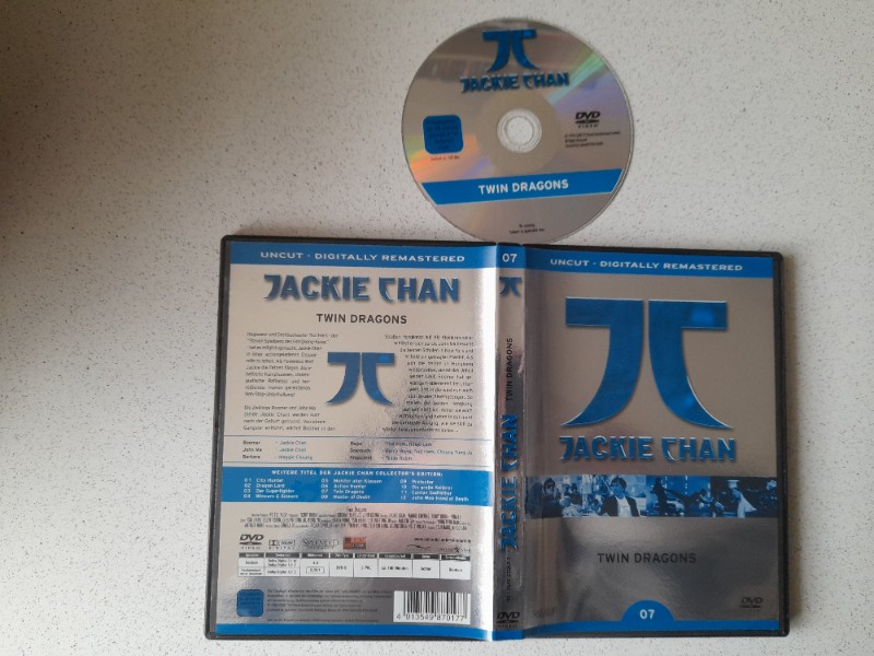 DVD - TWIN DRAGONS - UNCUT - JACKIE CHAN