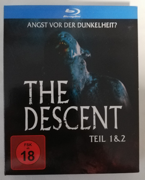 THE DESCENT 1UND 2 (  UNCUT  )IM PAPPSCHUBER BLUAY