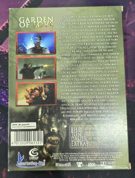 Garden of Love DVD-Schuber im Top Zustand .
