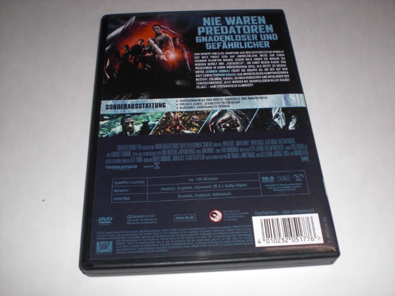 Predators - UNCUT DVD aus Sammlung