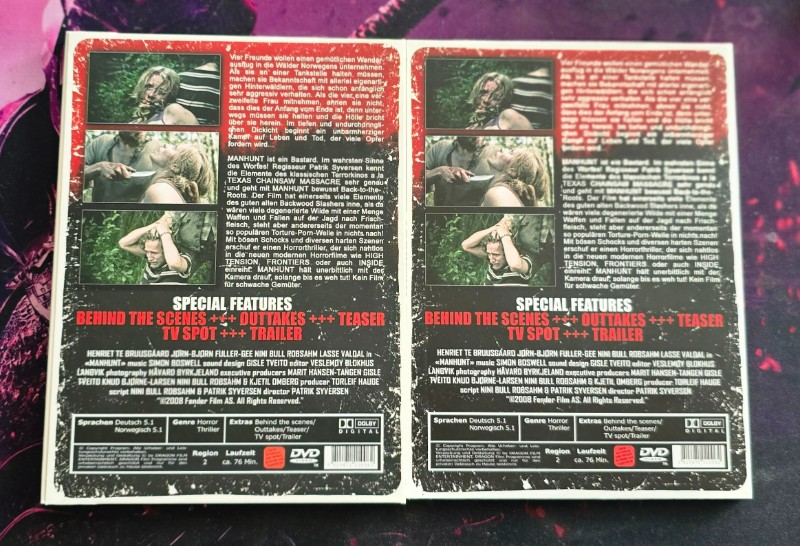 Manhunt - Backwoods Massacre Digipak uncut