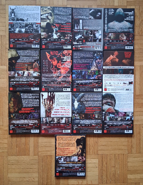 Mediabook Konvolut 13 Stk. Extreme Cinema Top