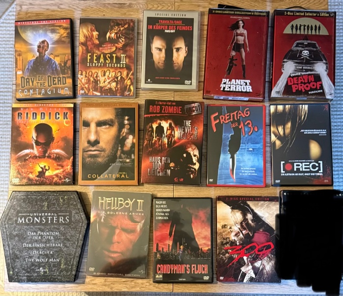 Gro�es DVD & Blu-ray Film Paket. 87 Filme