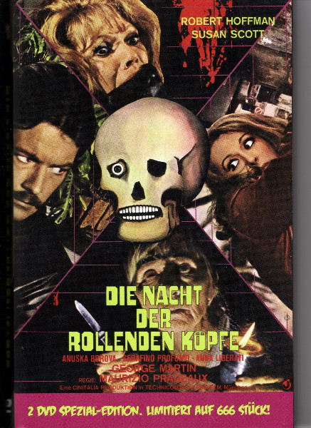 Die Nacht der rollenden K�pfe limited gr. Hartbox