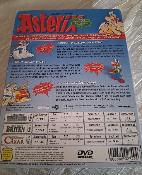 Asterix � 3 DVDs Special Editio