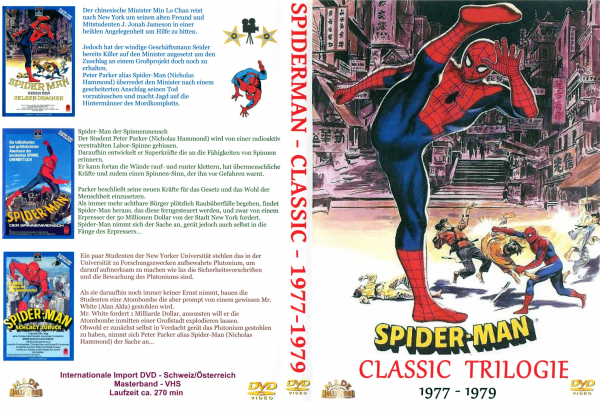SPIDER-MAN  Spiderman 1977 , 1978 , 1979 DVD