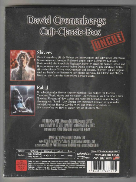 David Cronenbergs Cult-Classic-Box