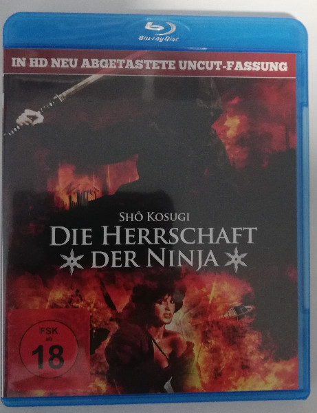 DIE  HERRSCHAFT  DER  NINJA  (  UNCUT  )  BLURAY