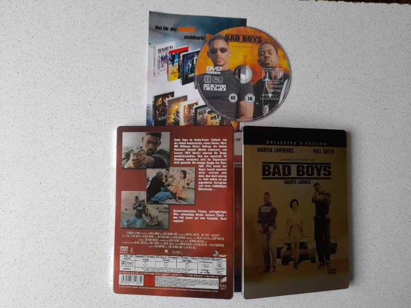 DVD STEELBOOK : BAD BOYS mit WILL SMITH