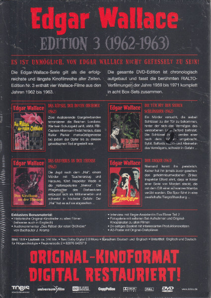 Edgar Wallace Edition 3 - Boxset - DVD Neu