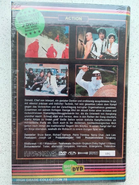 DVD - NINJA CHAMPION - GROSSE  HARTBOX