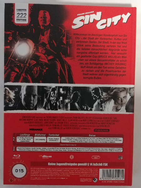 CIN  CITY  - MEDIABOOK  ( UNCUT )  BLURAY