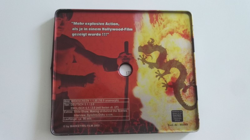 Shadow of the Dragon ��Limited Edition Tin, UNCUT
