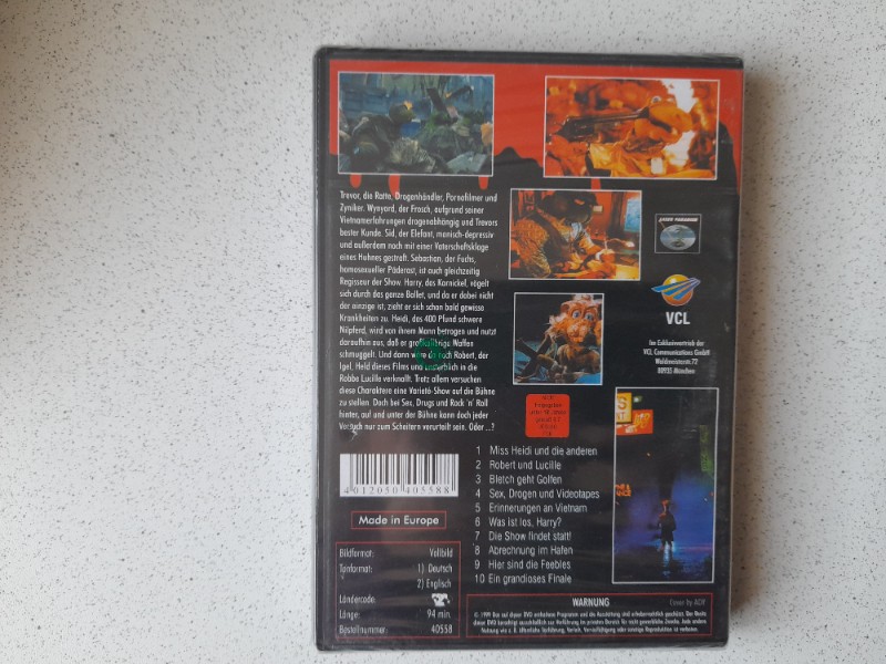 DVD - MEET THE FEEBLES von PETER JACKSON
