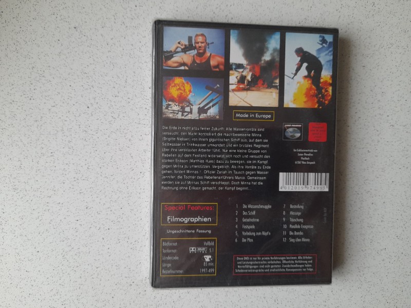 DVD - WATERSHIP WARRIOR mit BRIGITTE NIELSEN
