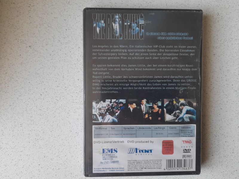 DVD - THE REAL THING mit ROD STEIGER & JAMES RUSSO