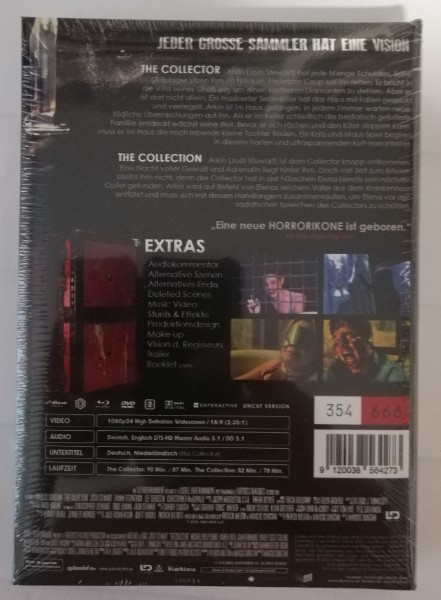 THE  COLLECTOR - DOUBLE FEATURE ( UNCUT ) BLURAY