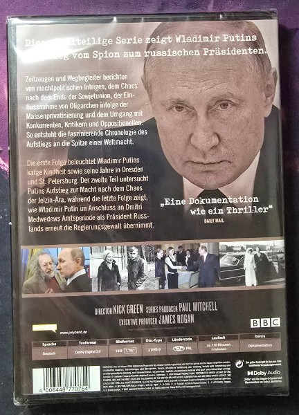 Putin - Die Geschichte eines Spions DVD OVP