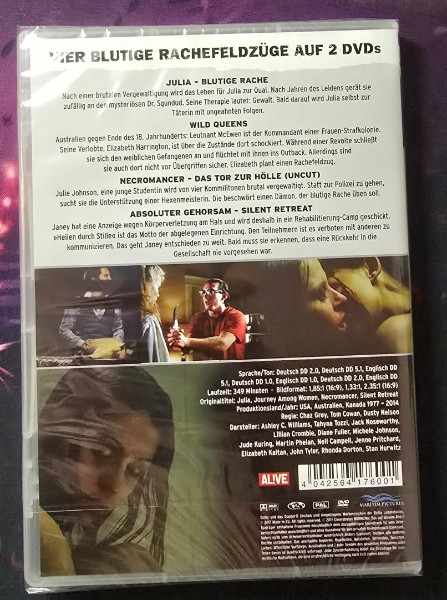 Female Revenge Collection 4 Filme DVD OVP