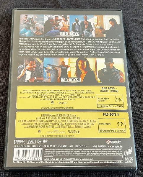 Bad Boys - Harte JungsBad Boys 2 - 2 DVDs NEUw