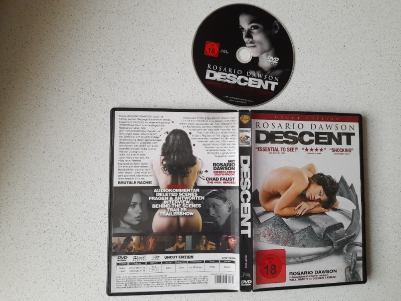 DVD - DESCENT - UNCUT mit ROSARIO DAWSON