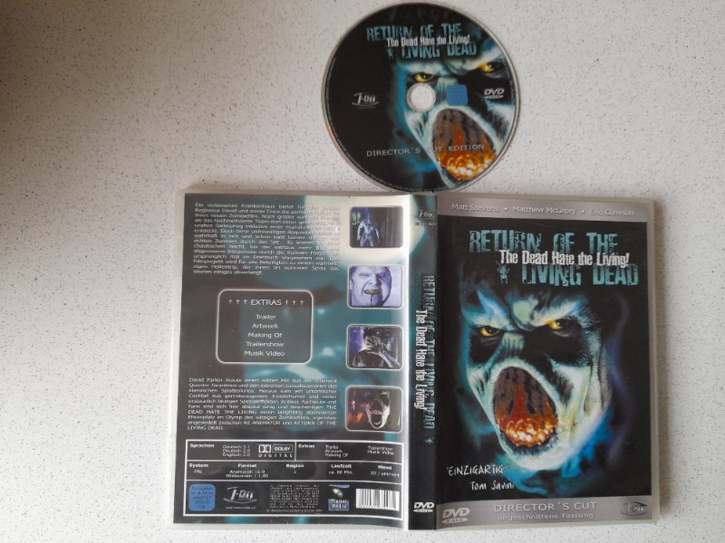 DVD - THE DEAD HATE THE LIVING ! - DIRECTOR�S CUT