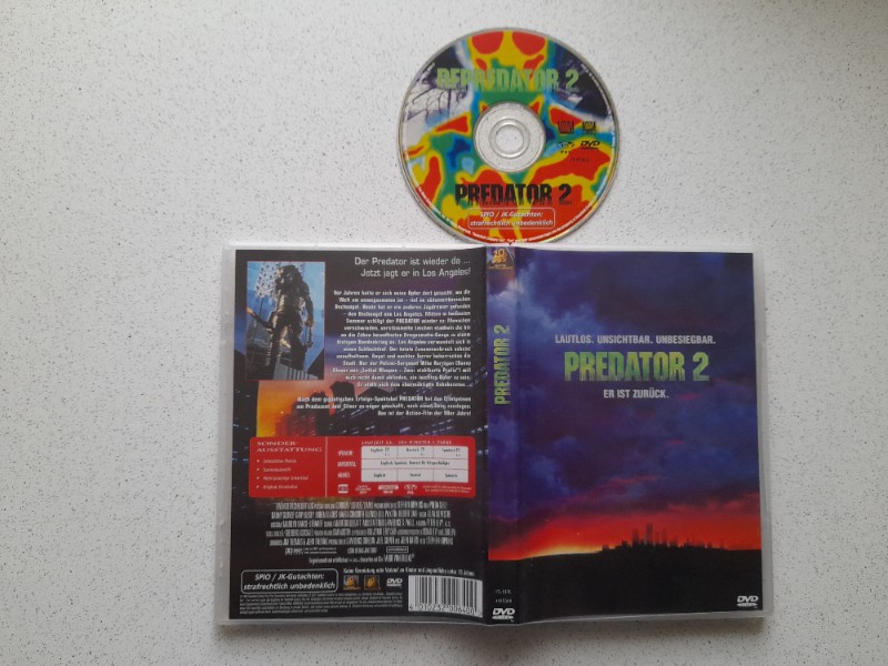 DVD - PREDATOR 2 - UNCUT mit DANNY GLOVER