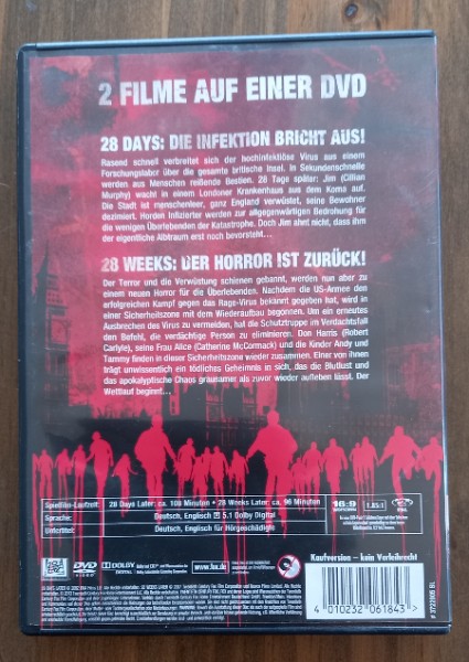 28 Days later & 28 Weeks later auf 1 DVD