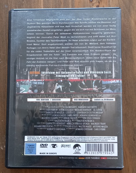 Lucio Fulci`sZombie 2 - Wodoo, DVD, FSK 16 Jahre