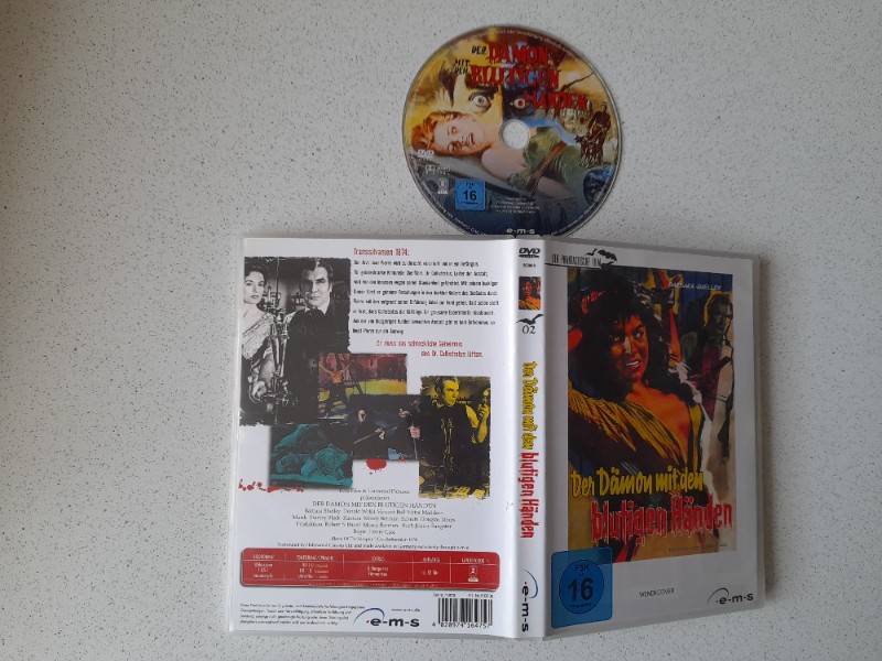 DVD - DER D�MON MIT DEN BLUTIGEN H�NDEN