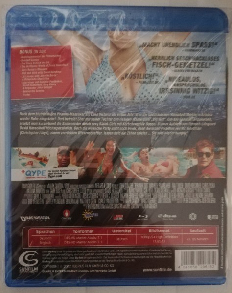 PIRANHA  2  (  UNCUT  )  BLURAY