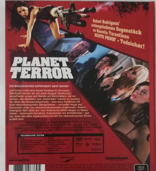 PLANET  TERROR  - MEDIABOOK  ( UNCUT ) BLURAY