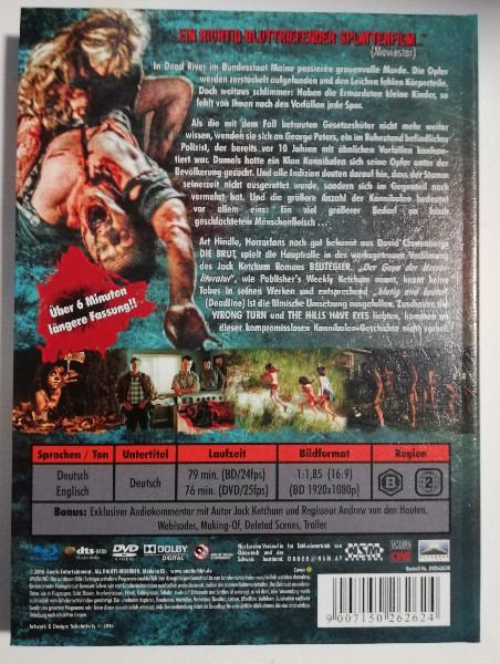 BEUTE GIER      MEDIABOOK  ( UNCUT ) BLURAY