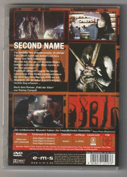 Second Name - Dein Name Sei Tod